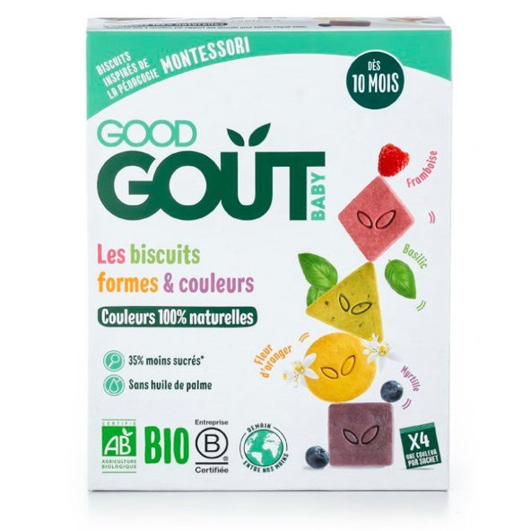 GOOD GOUT BIO Sušienky farby & tvary 80g