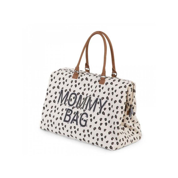 CHILDHOME Prebaľovacia taška Mommy Bag Canvas Leopard