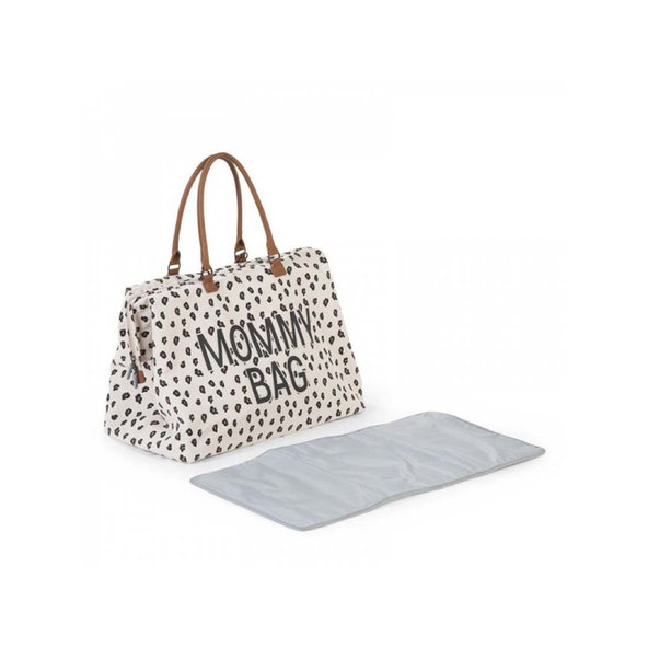 CHILDHOME Prebaľovacia taška Mommy Bag Canvas Leopard