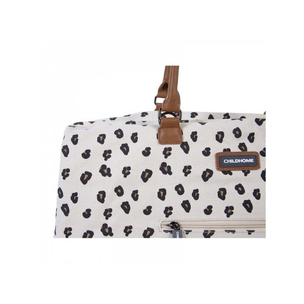 CHILDHOME Prebaľovacia taška Mommy Bag Canvas Leopard