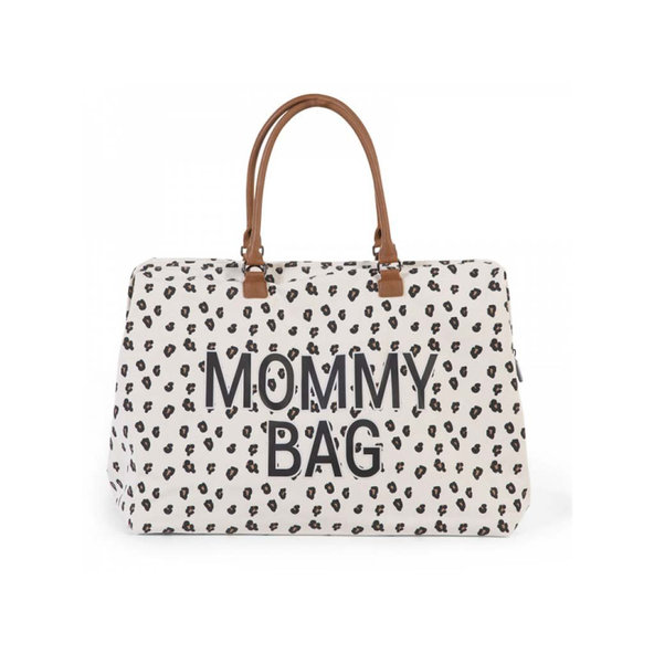 CHILDHOME Prebaľovacia taška Mommy Bag Canvas Leopard