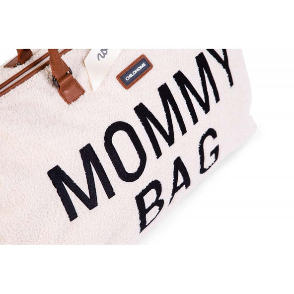 CHILDHOME Prebaľovacia taška Mommy Bag Teddy Off White