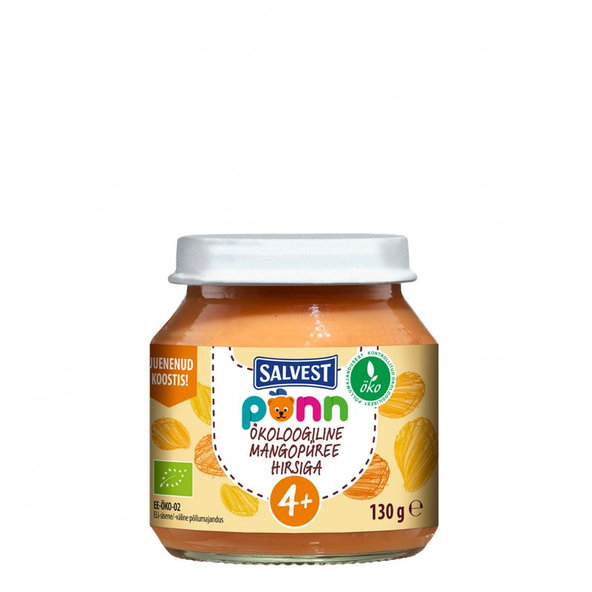 SALVEST Põnn BIO Pyré mangovo-banánové s pšenom 130 g