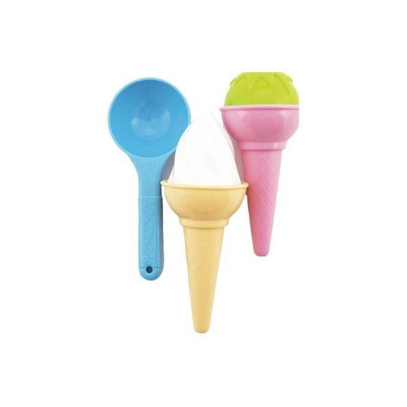 TEDDIES Formičky bábovky na piesok zmrzlina 3 ks 12 m +