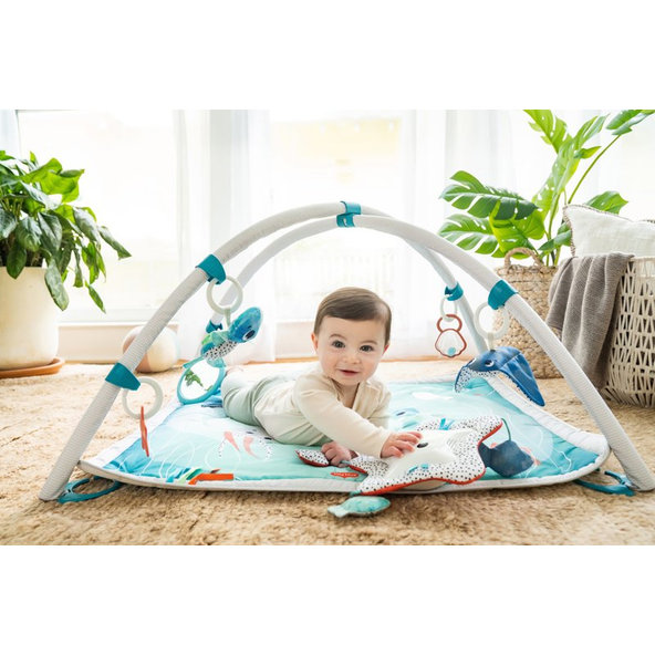 TINY LOVE Deka na hranie interaktívna 2v1 Gymini Treasure The Ocean, 0m+