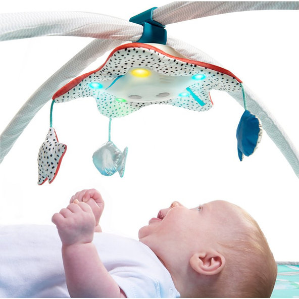 TINY LOVE Deka na hranie interaktívna 2v1 Gymini Treasure The Ocean, 0m+