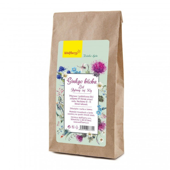 Bylinný čaj Ginkgo biloba - Wolfberry 50g