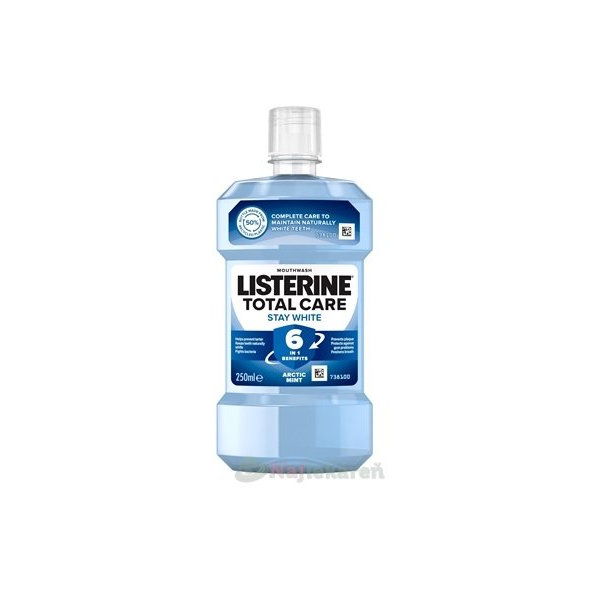 LISTERINE TOTAL CARE STAY WHITE ústna voda 250 ml