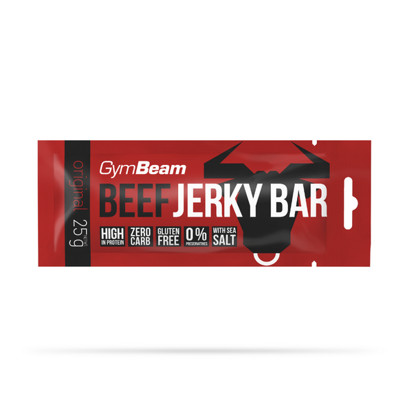 Beef Jerky Bar - GymBeam, originál, 25g