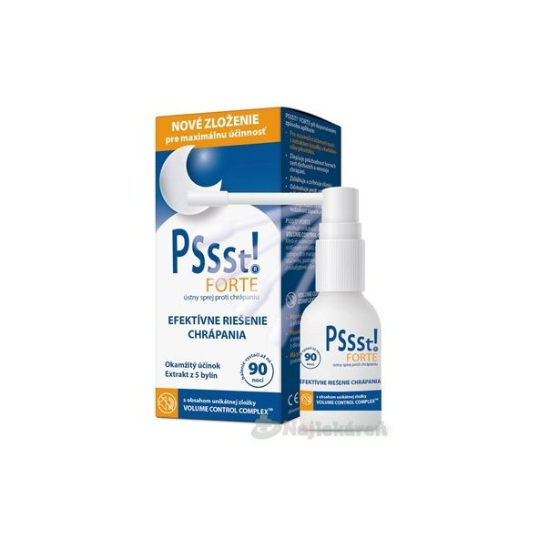 Pssst! FORTE ústny sprej proti chrápaniu 25ml