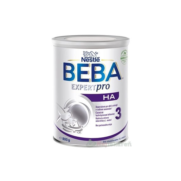 BEBA EXPERT pro HA 3 mliečna výživa (od ukonč. 12 m) 1x800g