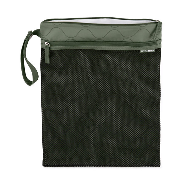 Skip Hop Grab & Go nepremokavé vrecko Dark sage