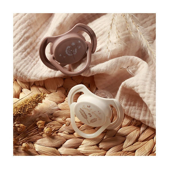 BABYONO Cumlíky silikónové symetrické 18m+ 2 ks