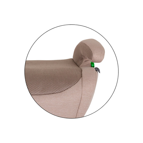 PETITE&MARS Podsedák Optimus Pro i-Size Air Tan Brown 125-150 cm