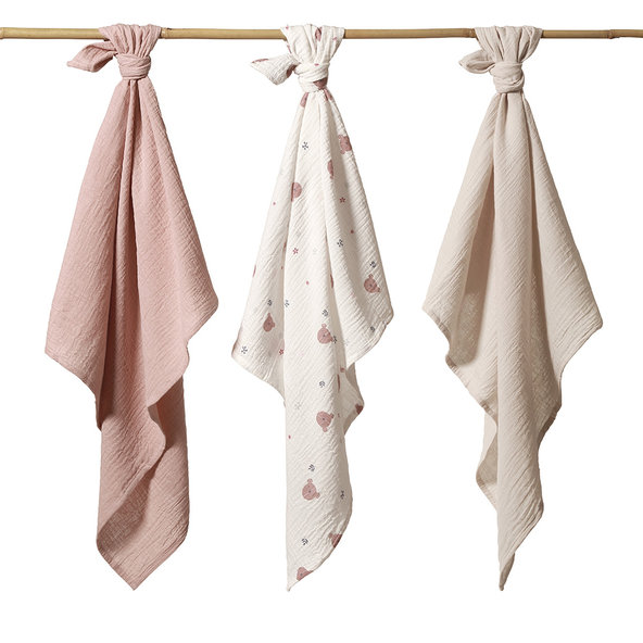 BABYONO Plienky mušelínové Super Soft 3 ks 70 x 70 cm brown