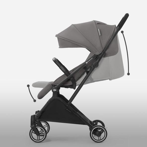 KINDERKRAFT SELECT Kočík športový Indy 2 Cozy Grey, Premium
