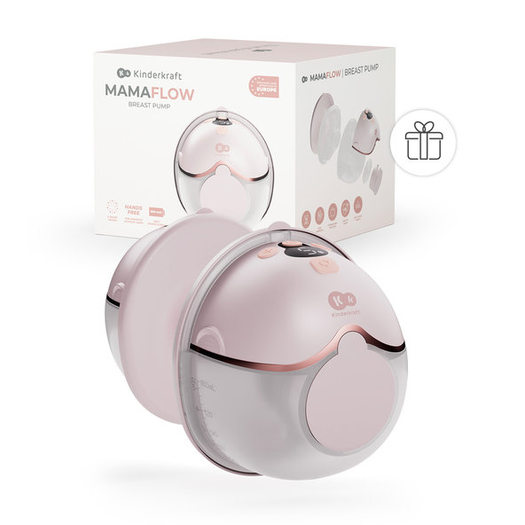 KINDERKRAFT Odsávačka Single Hands-free Mamaflow Pink