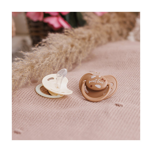 BABYONO Cumlíky silikónové anatomické 0-6m  2 ks