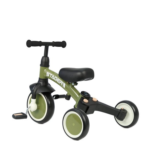 QPLAY Trojkolka Stager 3v1 zelená do 25 kg
