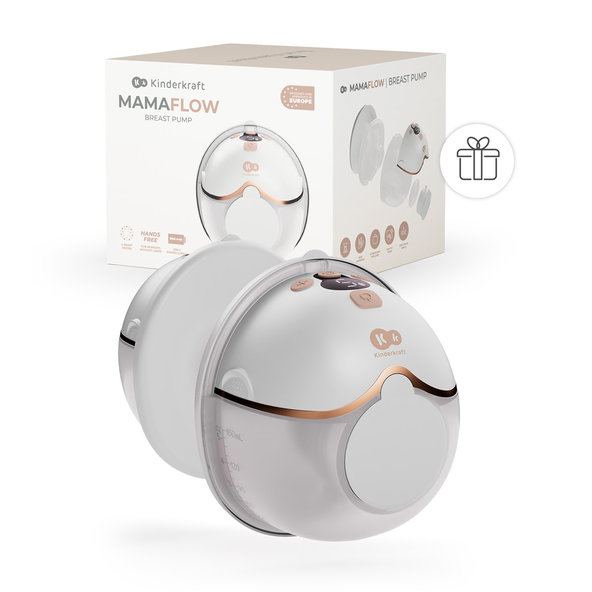 KINDERKRAFT Odsávačka Single Hands-free Mamaflow Gold