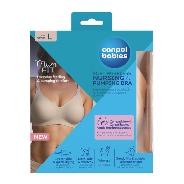 CANPOL BABIES Podprsenka na dojčenie a odsávanie MumFIT L 1ks