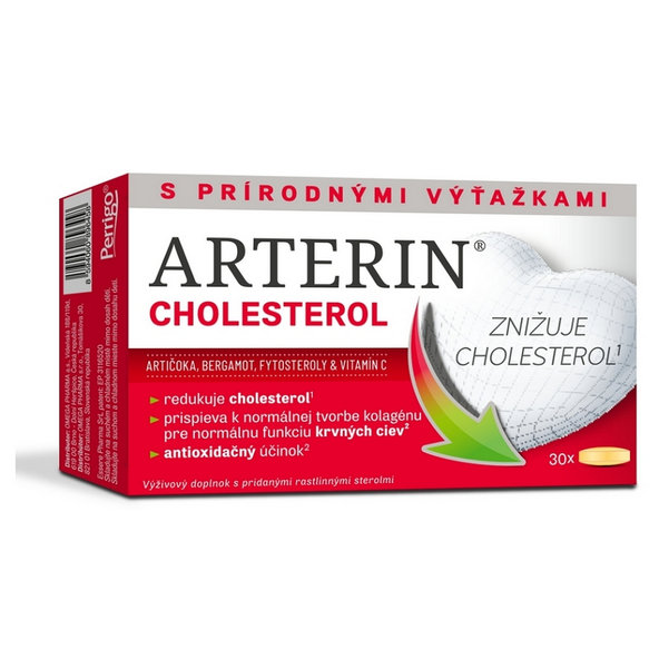 ARTERIN CHOLESTEROL na zníženie cholesterolu v krvi 30tbl