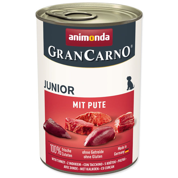 Animonda Gran Carno Junior konzerva s morčacím 400 g