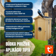 BOT Inteligentná vtáčia búdka s WiFi kamerou Tuya BH2