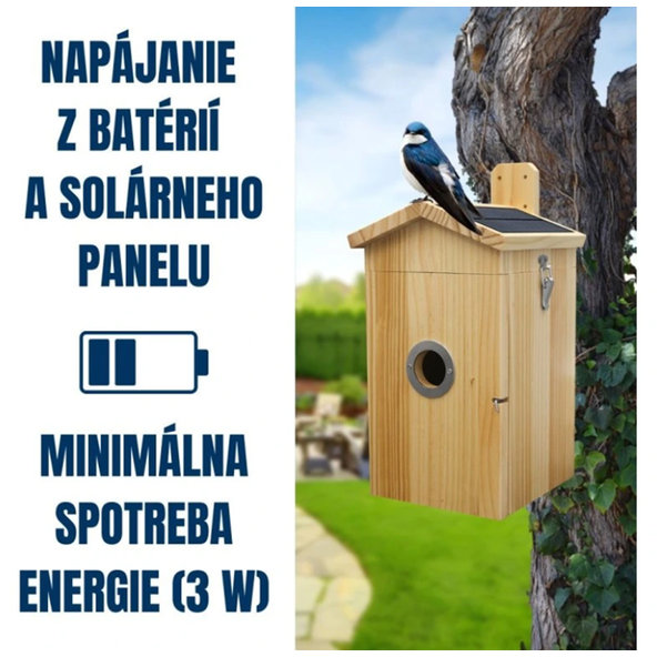 BOT Inteligentná vtáčia búdka s WiFi kamerou Tuya BH2