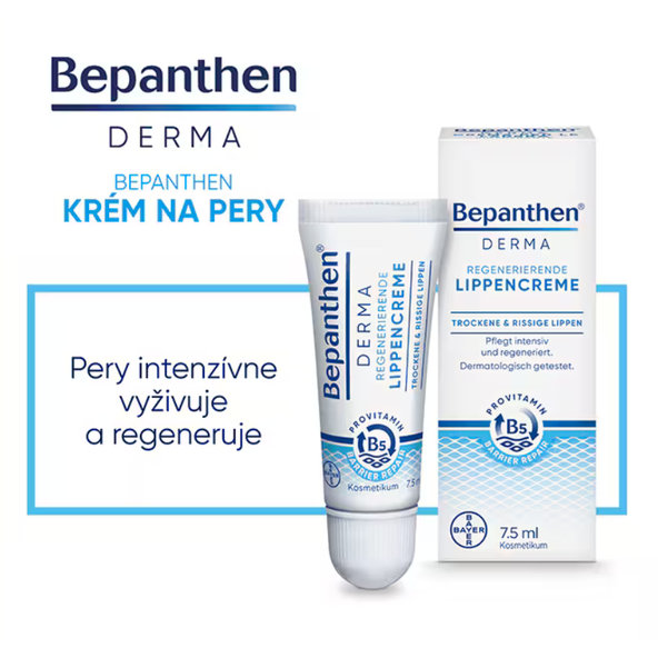 Bepanthen DERMA krém na pery tyčinka s panthenolom 7,5ml
