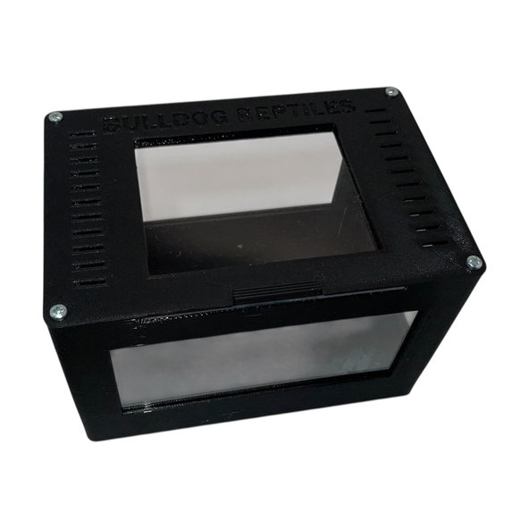 Terárium pre pavúky a hmyz BLOCK čierna 150x100x100 mm