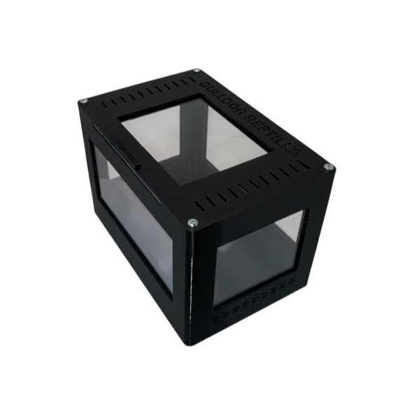 Terárium pre pavúky a hmyz BLOCK čierna 150x100x100 mm