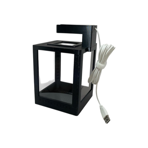 Terárium pre pavúky a hmyz TOWER čierna 120x120x150 mm