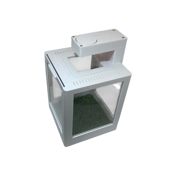 Terárium pre pavúky a hmyz TOWER biela 120x120x150 mm