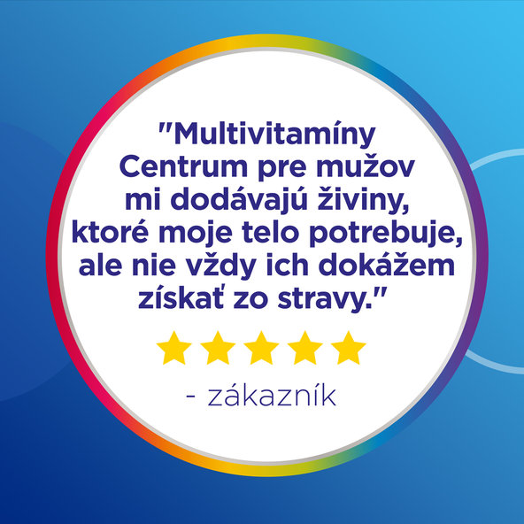 Centrum multivitamín pre dospelých mužov 90tbl