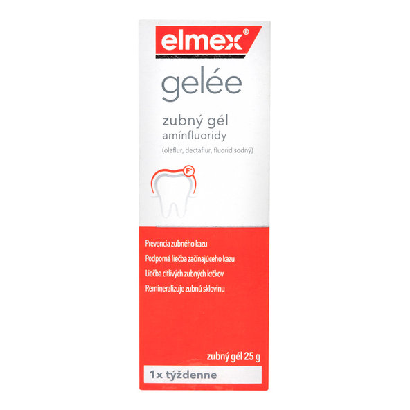 Elmex Zubný Gél proti zubnému kazu 25ml