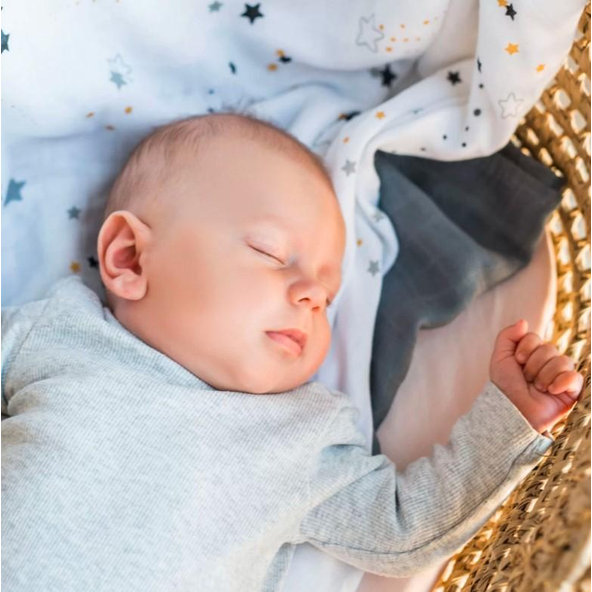 BABYONO Plienky mušelínové zavinovacie Bamboo 120 x 120 cm 2 ks Stardust