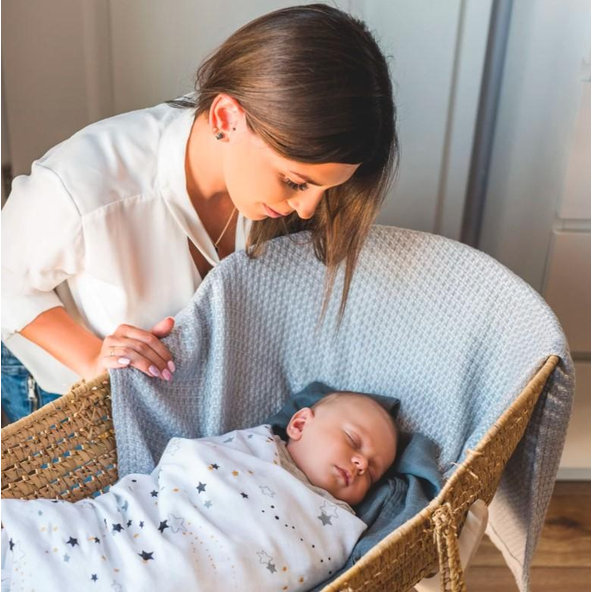 BABYONO Plienky mušelínové zavinovacie Bamboo 120 x 120 cm 2 ks Stardust