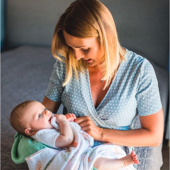 BABYONO Plienky mušelínové zavinovacie Bamboo 120 x 120 cm 2 ks Tropic Flower