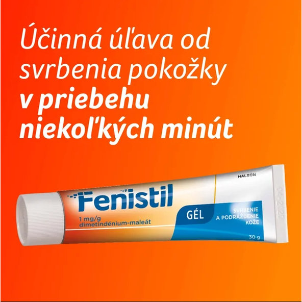 Fenistil gél na alergiu a popáleniny, 1 mg/g, 30g