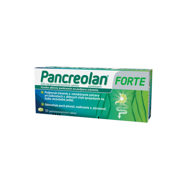 Zentiva PANCREOLAN FORTE na trávenie 30tbl