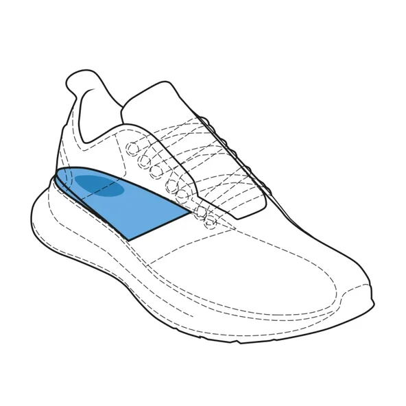 svorto Gélové PODPӒTNÍKY pre ostrohu 108 veľkosť M 38-42 1 pár