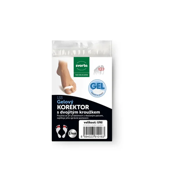 svorto Gélový KOREKTOR s dvojitým krúžkom 133 veľkosť univerzálna 1ks