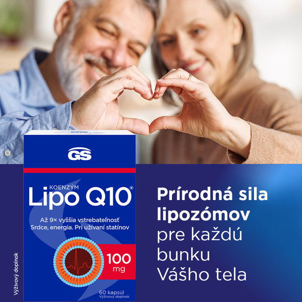 GS Koenzým Lipo Q10 100 mg 60 kapsúl
