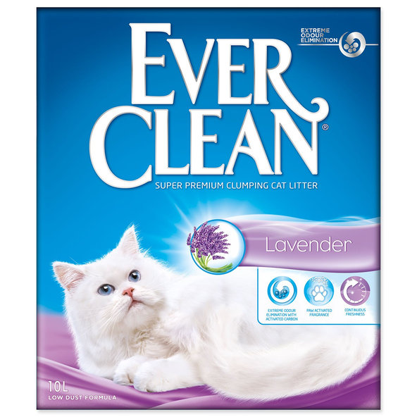 Podstielka Ever Clean Lavender ,hrudkujúca 10l