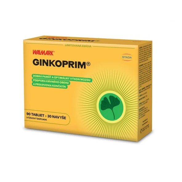WALMARK GinkoPrim MAX, 90+30 tbl navyše