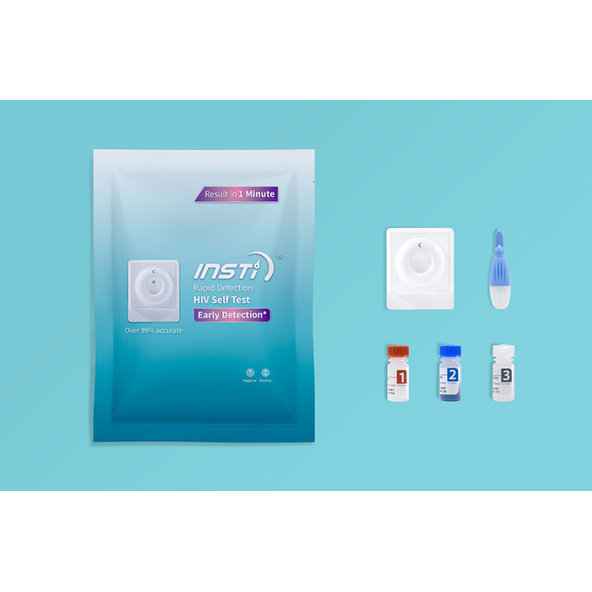 INSTI HIV Self Test domáci test na HIV, rýchla detekcia 1ks