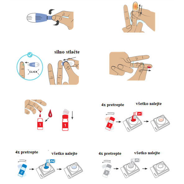 INSTI HIV Self Test domáci test na HIV, rýchla detekcia 1ks