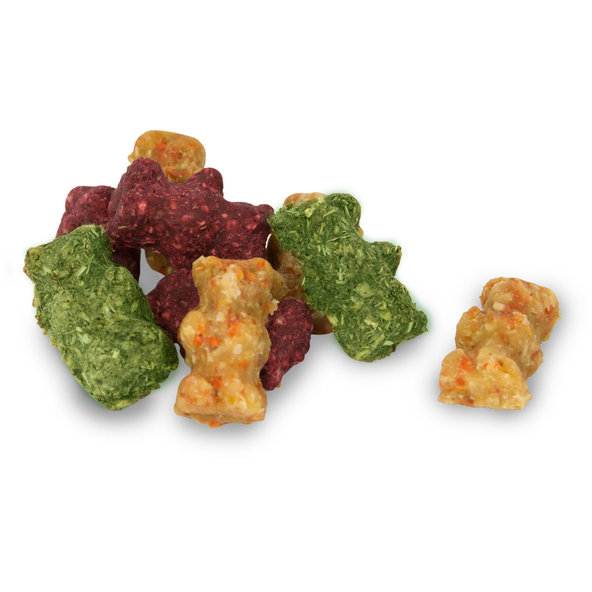 JR FARM Grainless chrumkaví medvedíkovia maškrta pre králiky a hlodavce 30 g