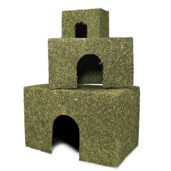 JR FARM domček zo sena pre králiky a hlodavce stredný 300g